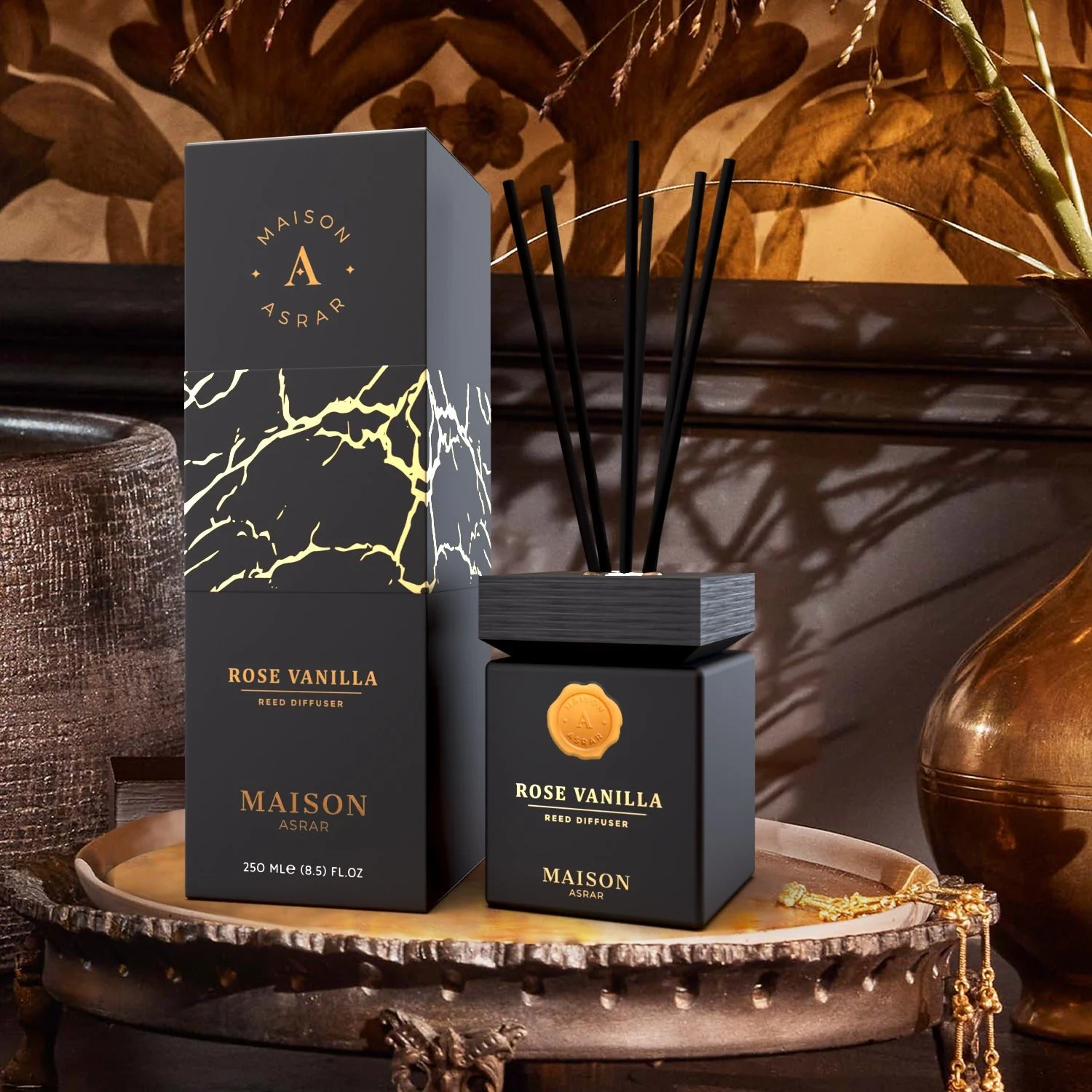ROSE VANILLA - REED DIFFUSER 250 ML - Image 3